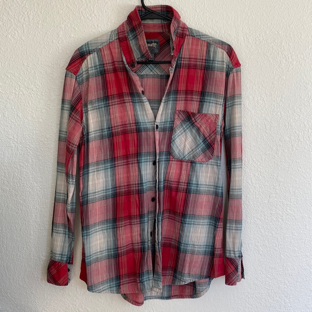 Aritzia TNA Boyfriend Fit Flannel